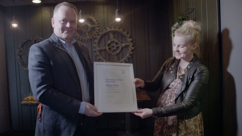 CCEP fær umhverfisviðurkenningu Terra