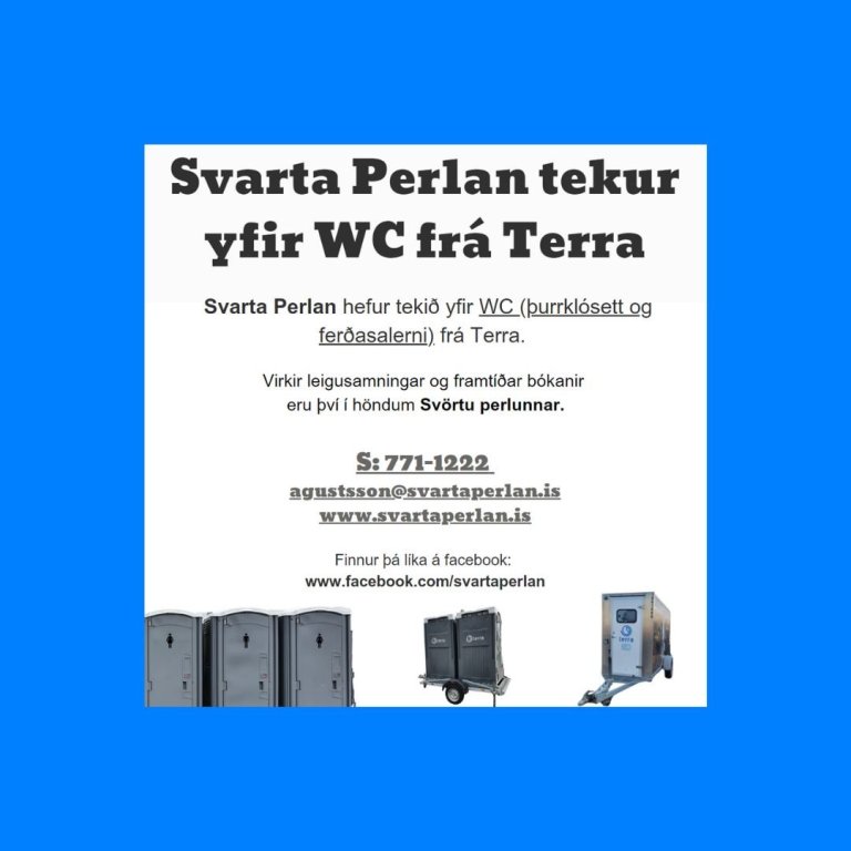 Terra hættir að bjóða upp á þjónustu varðandi þurrsalerni