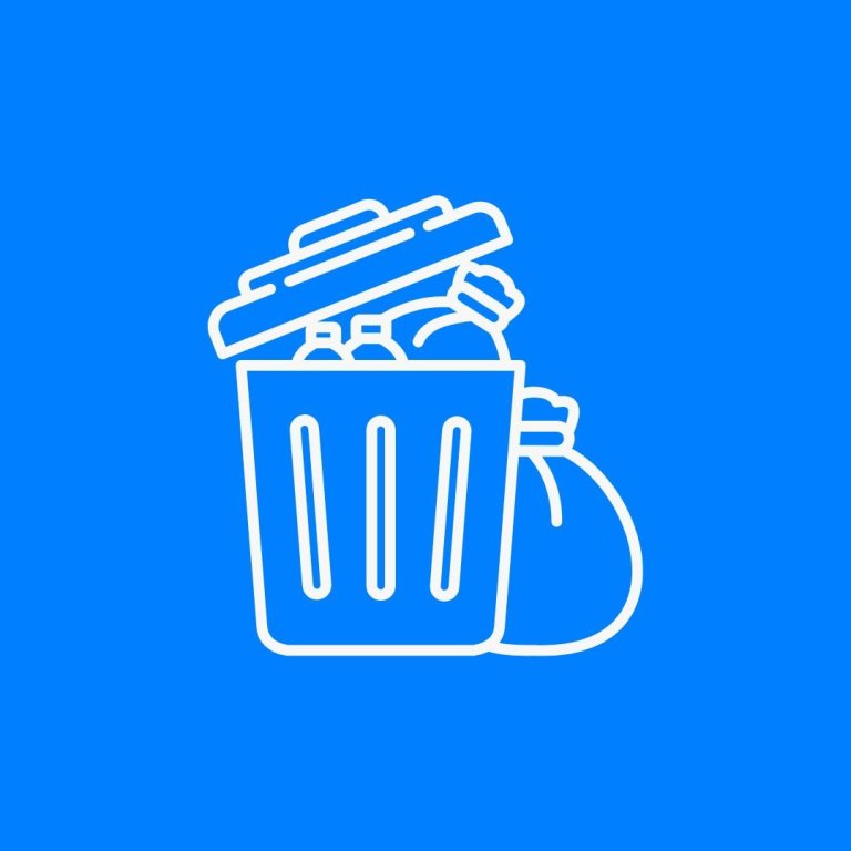 Hættur sem fylgja því að yfirfylla úrgangsílát!