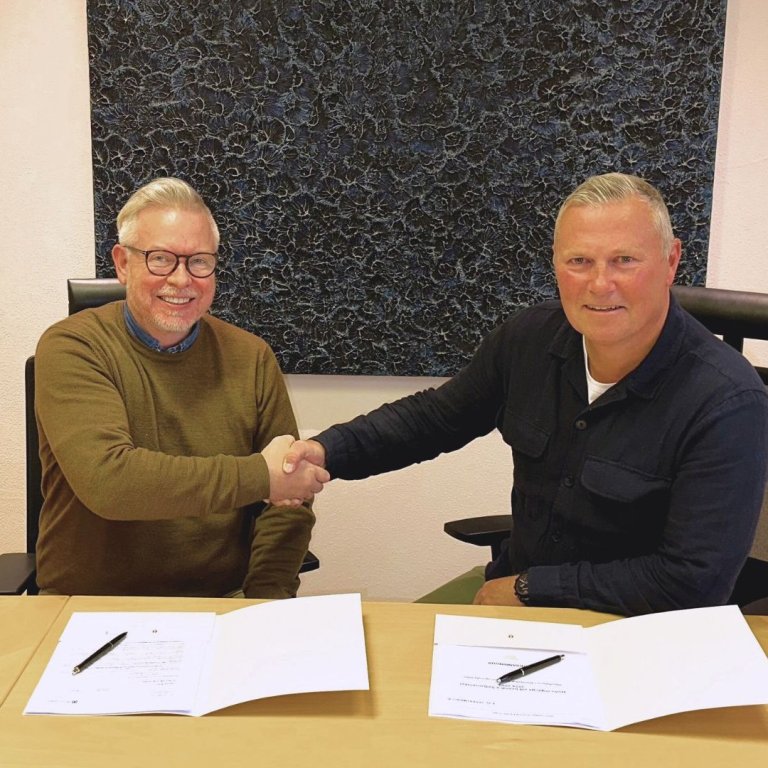 Valgeir Baldursson forstjóri Terra og Þór Sigurgeirsson bæjarstjóri Seltjarnarnesbæjar