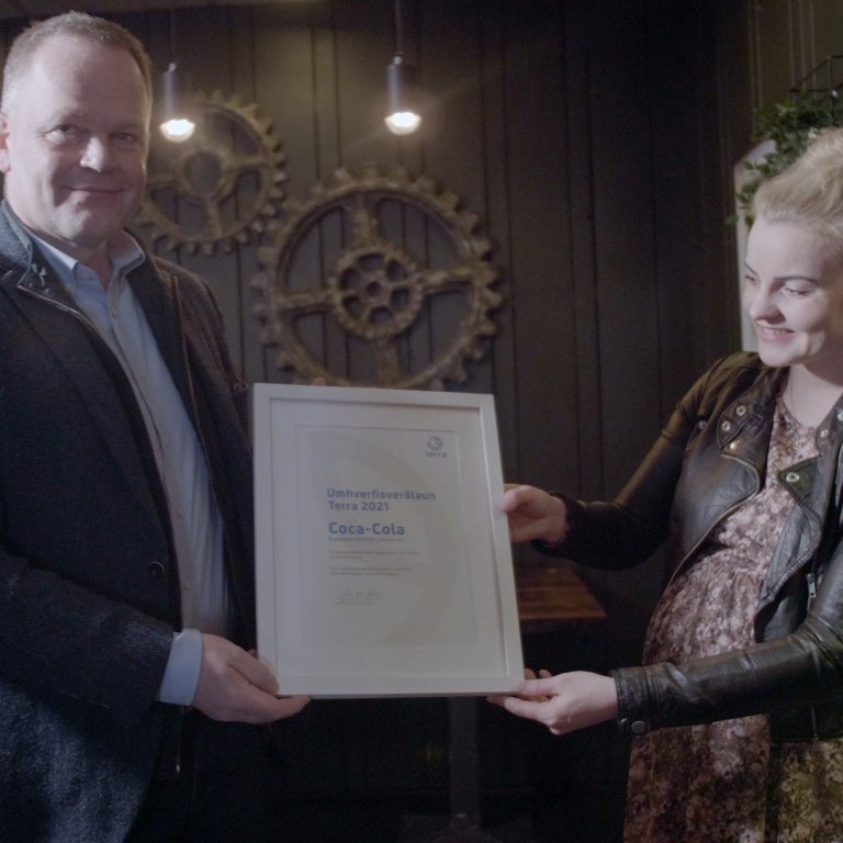 CCEP fær umhverfisviðurkenningu Terra