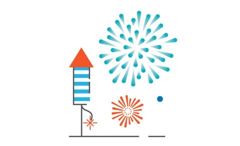 Flokkum flugeldasorp